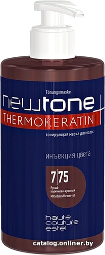 

Маска Estel Professional Тонирующая маска для волос Newtone Thermokeratin 7/75