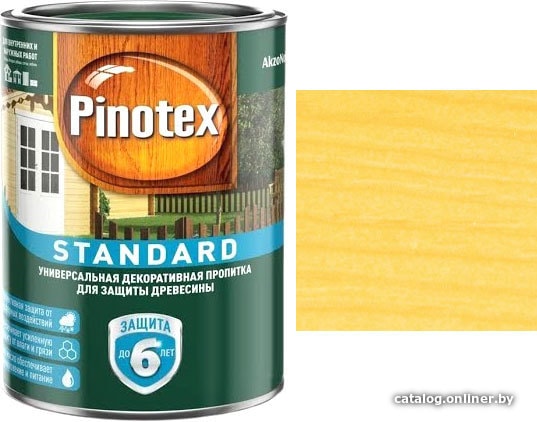 

Пропитка Pinotex Standard (сосна, 2.7 л)