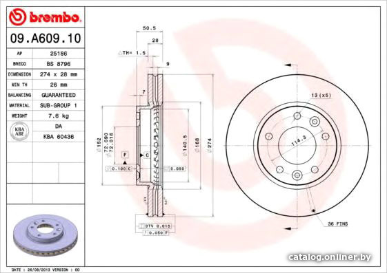 

Brembo 09A60910