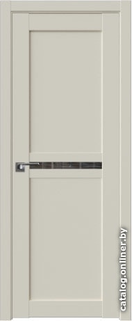 

Межкомнатная дверь ProfilDoors 2.43U 80x200 (магнолия сатинат/стекло дождь черный)