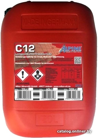 

Антифриз Alpine Antifreeze C12 20л