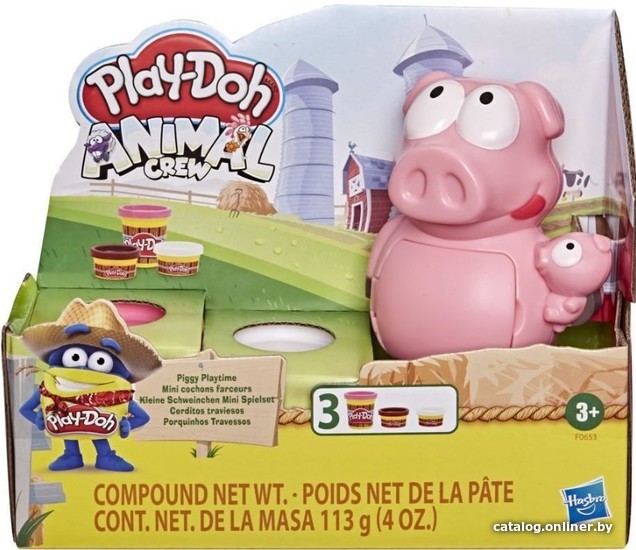 

Набор для лепки Hasbro Play-Doh Озорные поросята F06535L61