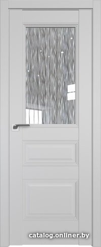 

Межкомнатная дверь ProfilDoors 67U 60x200 (манхэттен/стекло дождь белый)