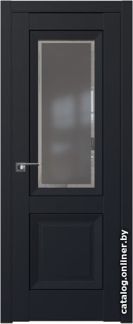 

Межкомнатная дверь ProfilDoors 2.88U 80x200 (черный матовый, стекло графит)