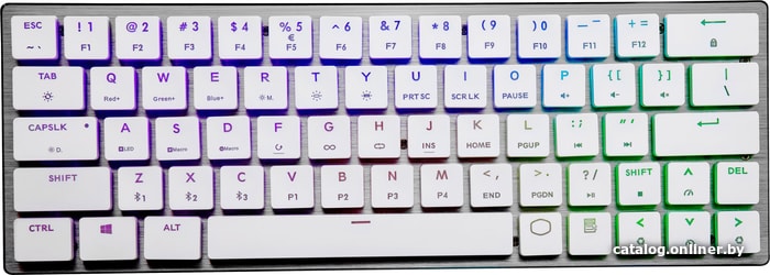 

Клавиатура Cooler Master SK621 (белый, нет кириллицы)