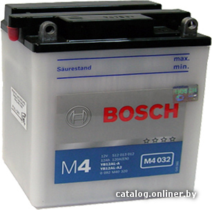 

Мотоциклетный аккумулятор Bosch M4 YB12AL-A/YB12AL-A2 512 013 012 (12 А·ч)