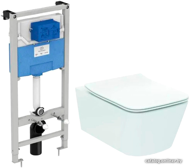 

Унитаз подвесной Ideal Standard Blend Cube T368601+T521101+R020467/M52110