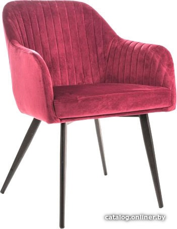 

Стул Signal Elina Velvet (бордовый)