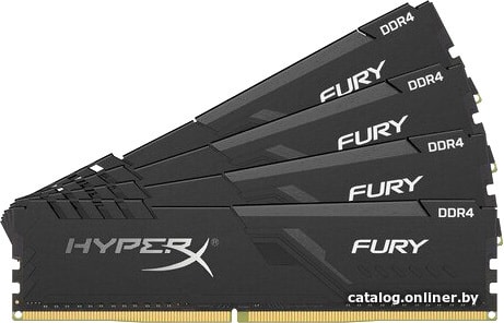 

Оперативная память HyperX Fury 4x32GB DDR4 PC4-24000 HX430C16FB3K4/128
