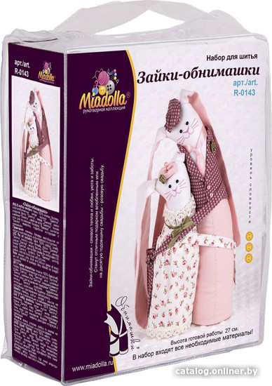

Набор для создания поделок/игрушек Miadolla R-0143 Зайки-обнимашки