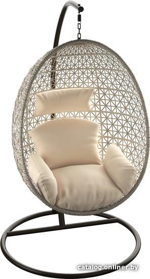 

Подвесное кресло LoftyHome Miracle 1919 (grey line/milk)