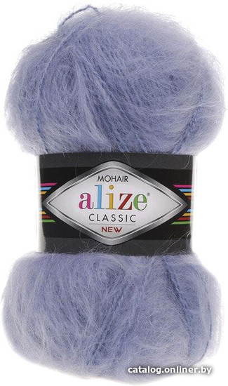 

Пряжа для вязания Alize Mohair classic 40 (200 м, голубой)
