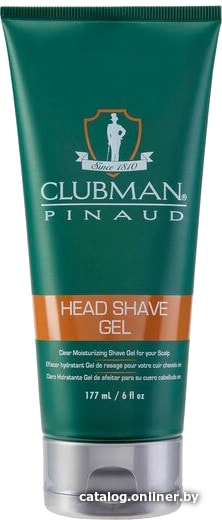 

Гель для бритья Clubman Head Shave Gel Увлажняющий 177 мл