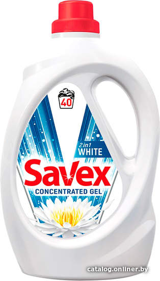 

Гель для стирки Savex 2 in 1 White 2.2 л