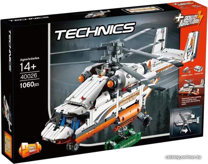 

Конструктор King Technics 40026 Грузовой вертолет