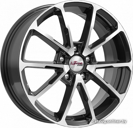 

Литые диски iFree Skibidi (КС909) 17x6.5" 5x114.3мм DIA 67.1мм ET 50мм Блэк Джек