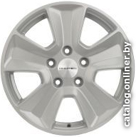 

Литые диски Khomen KHW1601 (Ceed) 16x6.5" 5x114.3мм DIA 66.1мм ET 50мм F-Silver