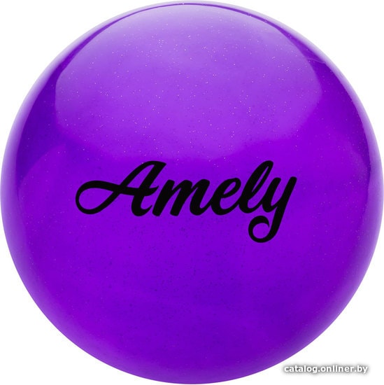 

Мяч для художественной гимнастики Amely AGB-102 19 см (фиолетовый)