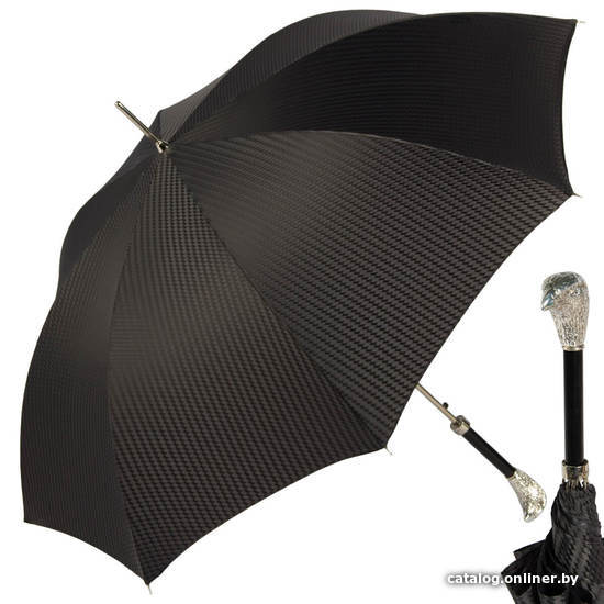 

Зонт-трость Pasotti Falcon Silver Rombo Black