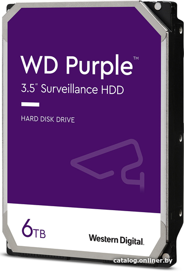 

Жесткий диск WD Purple Surveillance 6TB WD60EJRX