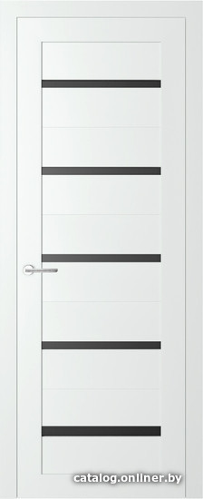 

Межкомнатная дверь Favorite FV-02 90x200 (ясень снежный, стекло графит)