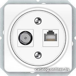 

Розетка компьютерная Vilma Luxe LX 200 TVL/KLRJ45-15e2-02 ww