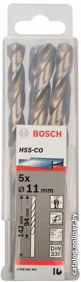 

Набор оснастки Bosch 2608585901 (5 предметов)