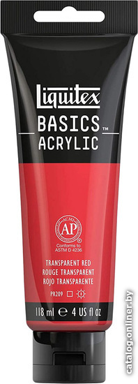 

Акриловая краска Liquitex Basics 1046047 (красный прозрачный)