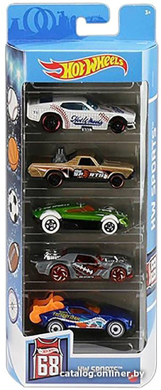 

Набор Hot Wheels HW Sports 1806 GTN37 (5 шт)