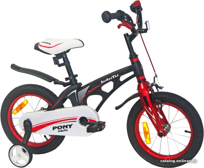 

Детский велосипед Bibitu Pony 16 2021 (черный)