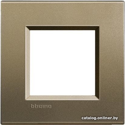 

Рамка BTicino LivingLight LNA4802SQ (коричневый)
