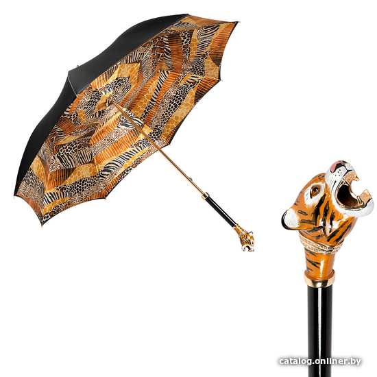 

Зонт-трость Pasotti Tigre Black Lux