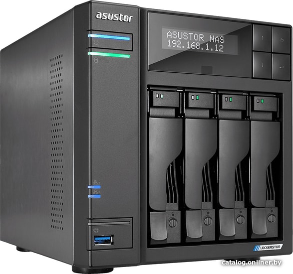 

Сетевой накопитель ASUSTOR Lockerstor 4 AS6604T