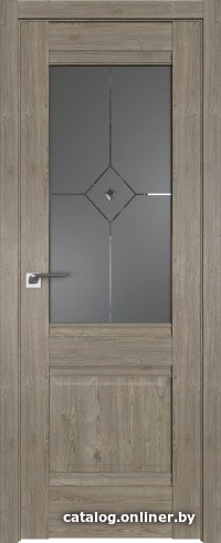 

Межкомнатная дверь ProfilDoors 2XN 60x200 (каштан темный/графит с прозрачным фьюзингом)