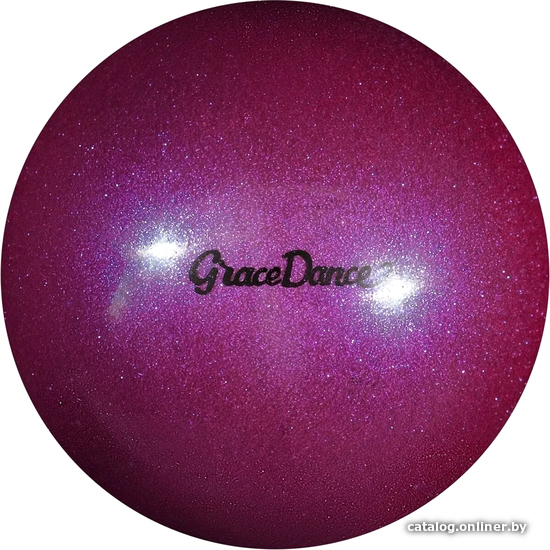 

Мяч Grace Dance 4327161 (18.5 см, сиреневый/блестки)