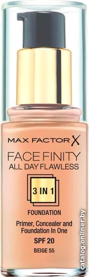 

Тональная основа Max Factor Facefinity All Day Flawless 3 В 1 (тон 55)