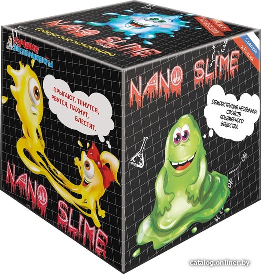 

Набор для создания слайма Лучшие эксперименты Nano Slime NT-Х073