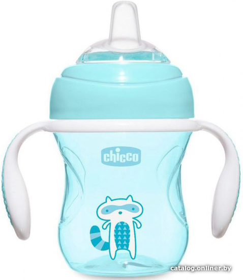 

Поильник Chicco Transition Cup 00006911200000 (200 мл, голубой)