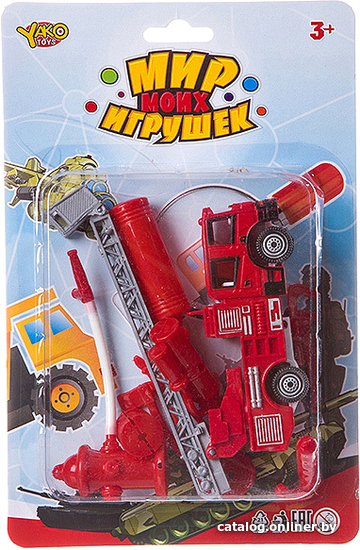 

Пожарная машина Yako Toys Мир моих игрушек Пожарная служба В88727