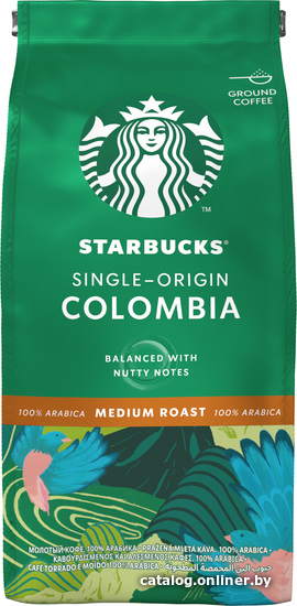 

Кофе Starbucks Single-Origin Colombia молотый 200 г