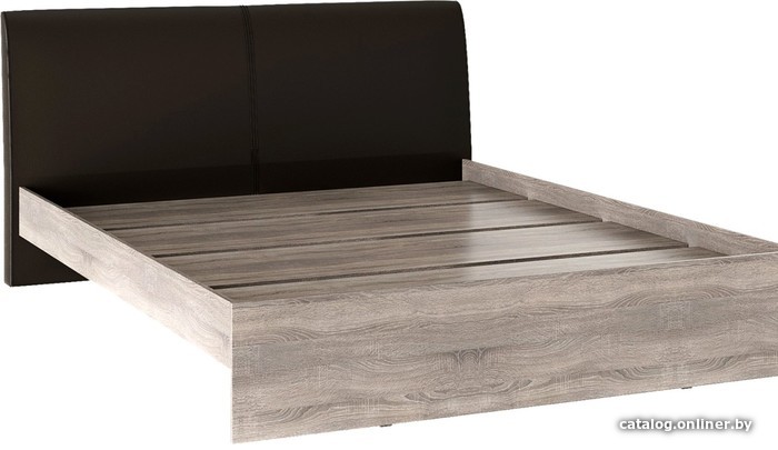 

Кровать Bon Mebel Доминика основание ЛДСП 160x200 (дуб сонома трюф./кожзам корич.)