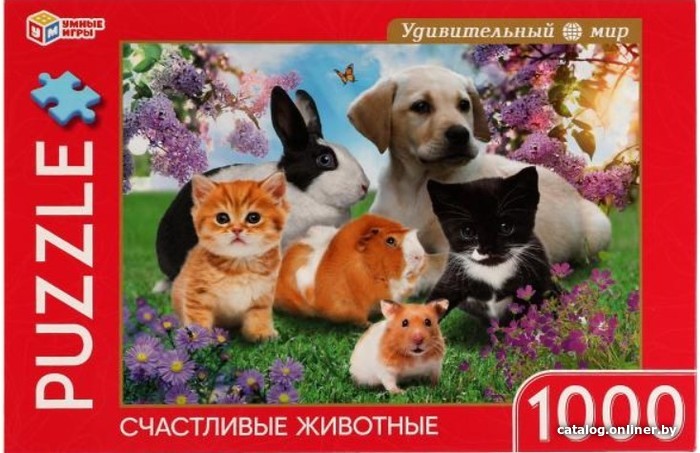 

Пазл Умные игры Счастливые животные 4680107925619 (1000 эл)
