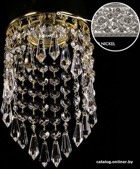 

Припотолочная люстра ArtGlass Spot 04 Nickel Ce