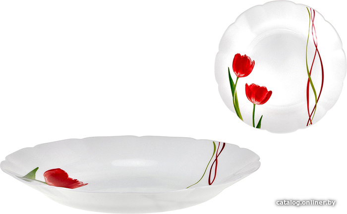 

Тарелка глубокая Royal Garden Modern Poppy RG009GL