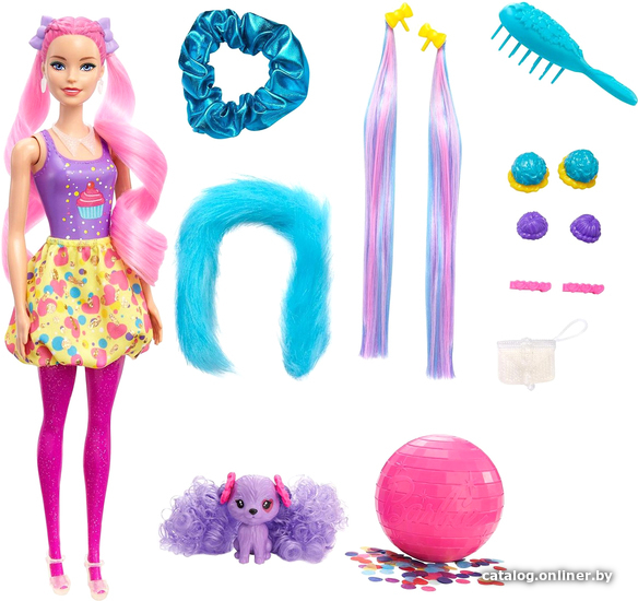 

Кукла Barbie Блеск Сменные прически HBG39