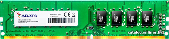 

Оперативная память A-Data Premier 4GB DDR4 PC4-19200 AD4U2400W4G17-S