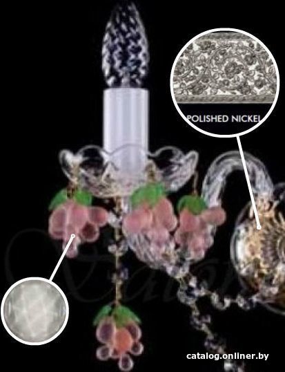 

Бра ArtGlass Kyra I. White Nickel