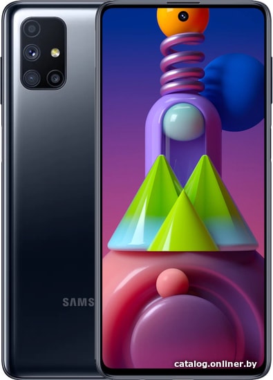 

Смартфон Samsung Galaxy M51 SM-M515F/DSN 8GB/128GB (черный)