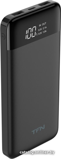 

Внешний аккумулятор TFN Slim Duo LCD 10000mAh (черный)