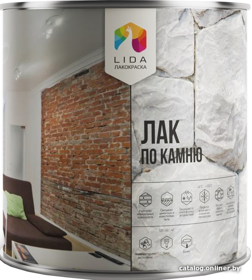 

Лак LIDA по Камню 2.4 л